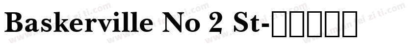 Baskerville No 2 St字体转换